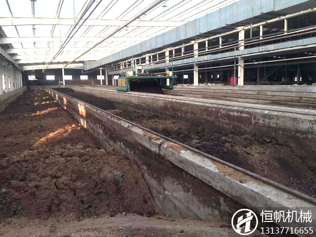鄭州恒帆鏈板式翻拋機助力山東有機肥生產(chǎn)線(xiàn)快速投產(chǎn)(圖2) 鏈板式翻拋機