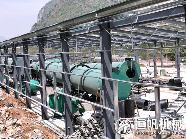 復工復產(chǎn),年產(chǎn)十五萬(wàn)噸雞糞有機肥生產(chǎn)設備助力貴州肥料廠(chǎng)區建設(圖4) 貴州有機肥設備
