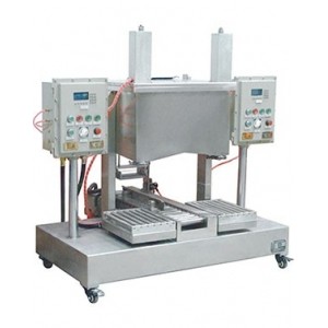雙頭小桶自動(dòng)壓蓋灌裝機
