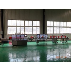 1~4L機油灌裝流水線(xiàn)-油漆灌裝機,涂料灌裝機,溶劑灌裝機