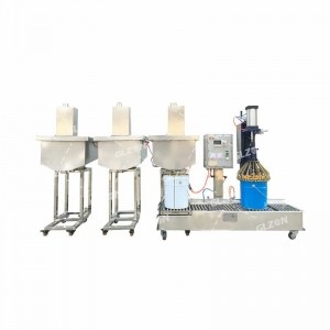 自動(dòng)稱(chēng)重壓蓋機-1L潤滑油壓蓋機