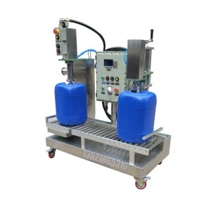 ?潤滑脂灌裝機械 自動(dòng)計量灌裝設備 25kg液體灌裝秤 穩定不起泡
