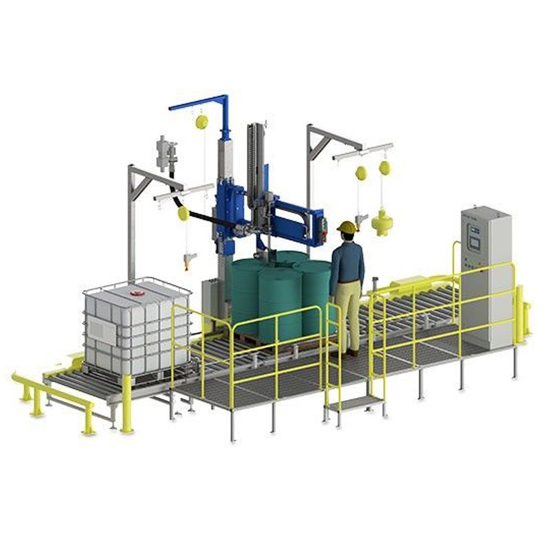 噸桶自動(dòng)稱(chēng)重灌裝機 IBC桶灌裝機